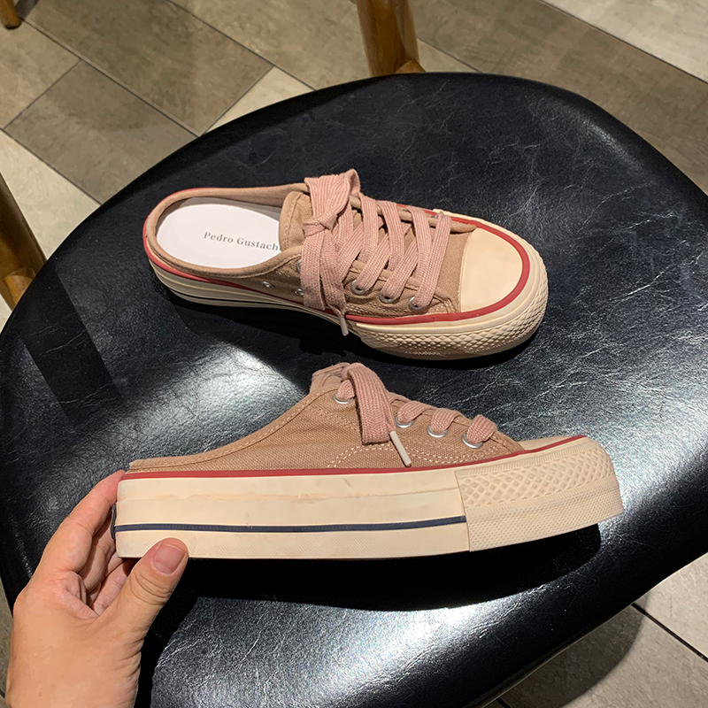 Outdoor Sport News - 3.5CM New Women's Canvas Slippers Sneakers