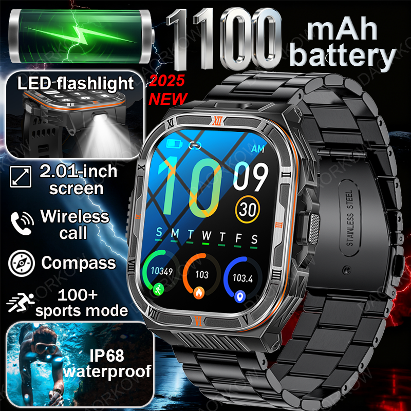 Outdoor Sport News - 2025 New 1100mAh Battery Smart Watches
