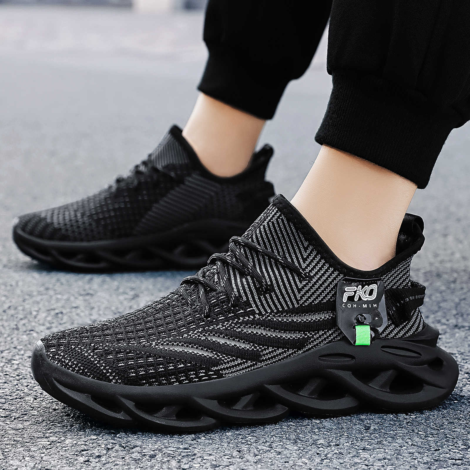 Men's Breathable Knit Sneakers - Outdoor Sport Gym incelemesi ve fiyatı