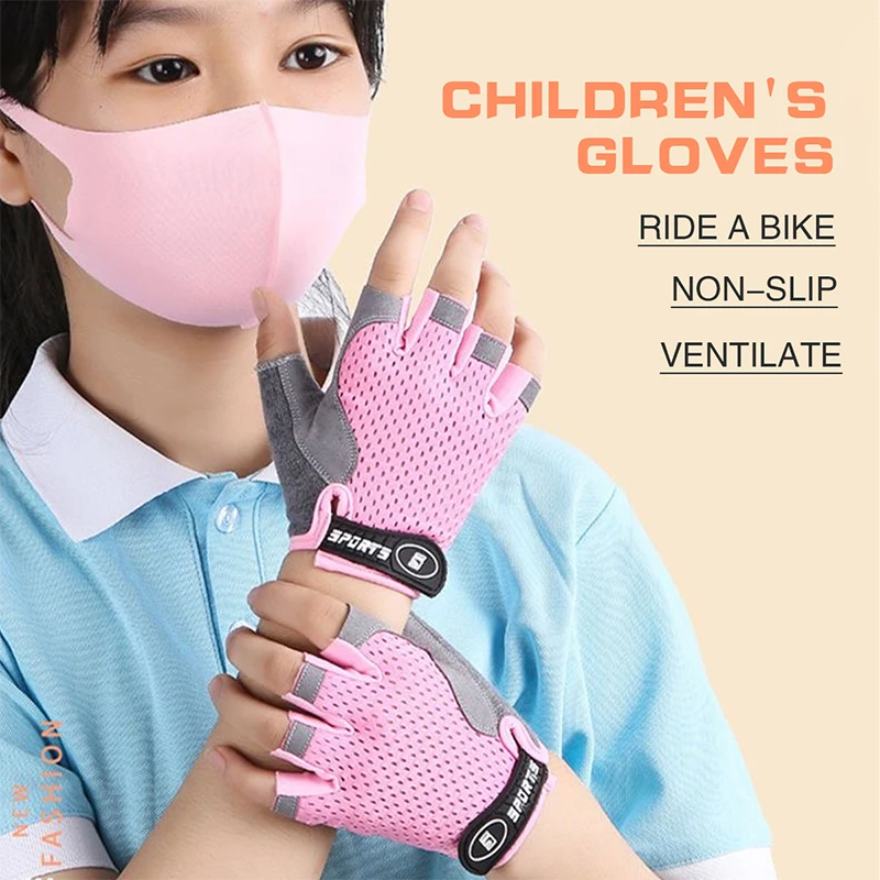 Kids Half Finger Sports Cyclin - Outdoor Sport Gloves incelemesi ve fiyatı