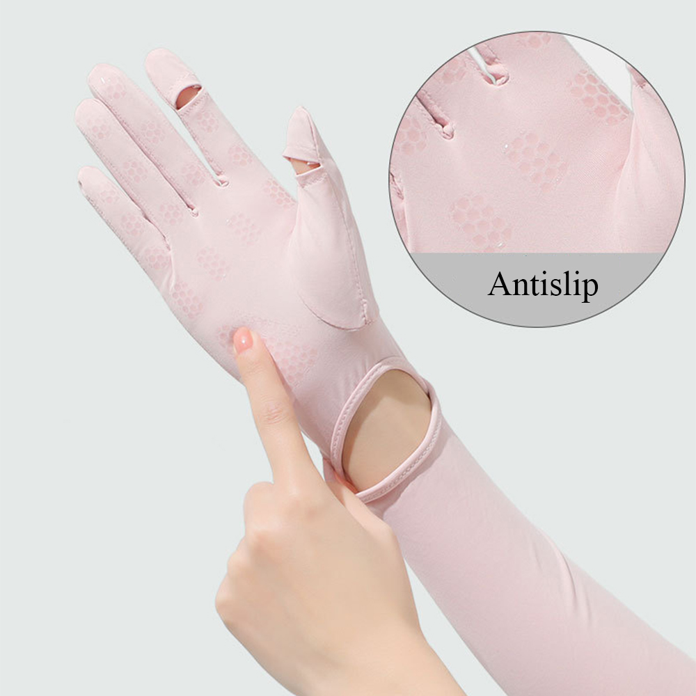 Ice Silk Sunscreen Sleeve Wome - Outdoor Sport Gloves incelemesi ve fiyatı