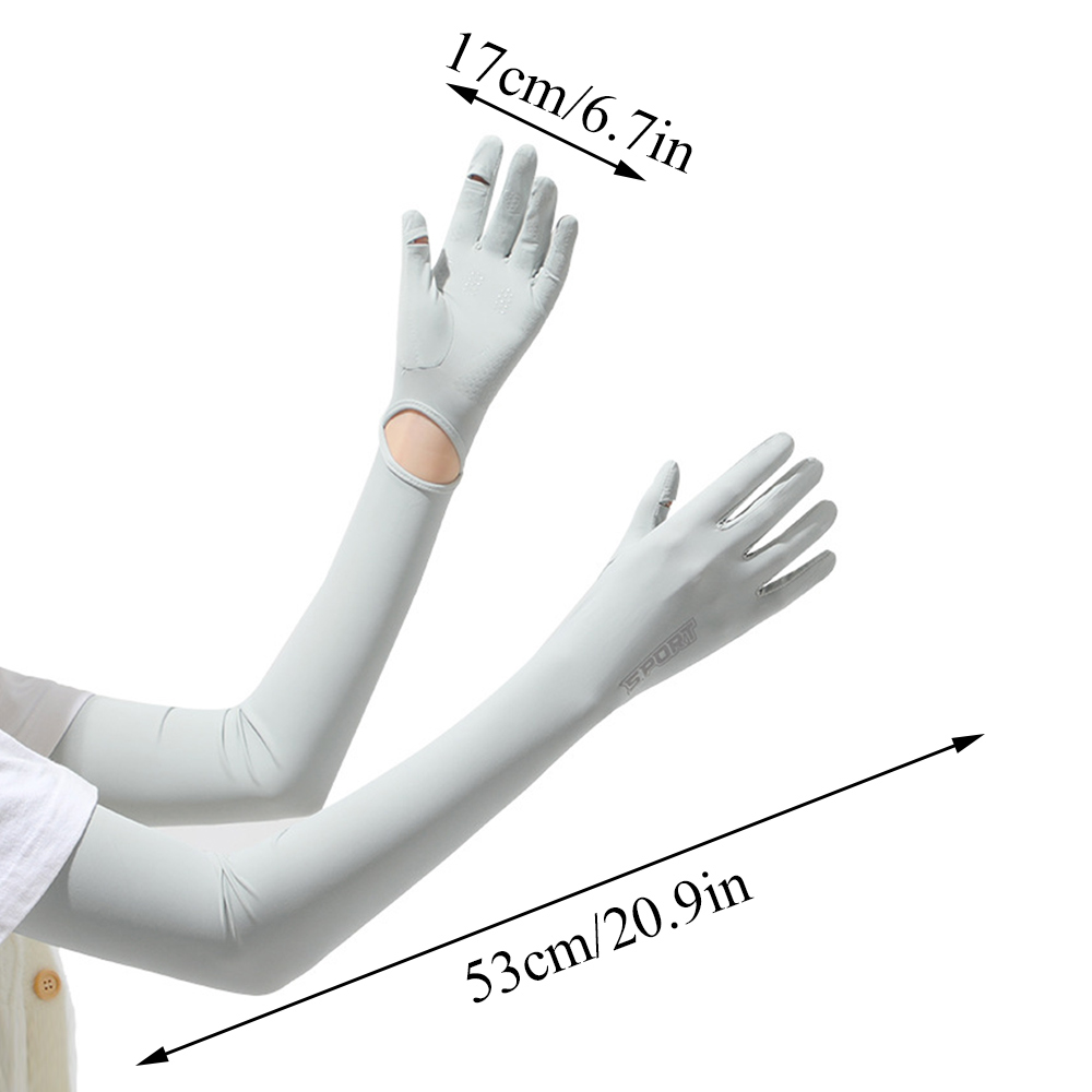 Ice Silk Sunscreen Sleeve Wome - Outdoor Sport Gloves incelemesi ve fiyatı