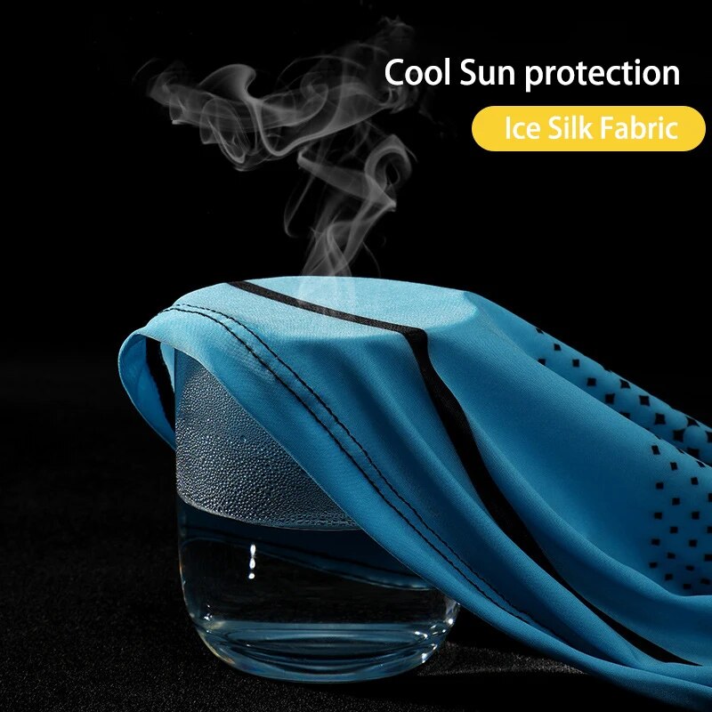 2Pcs Set Sun UV Protection Lon - Outdoor Sport Gloves incelemesi ve fiyatı