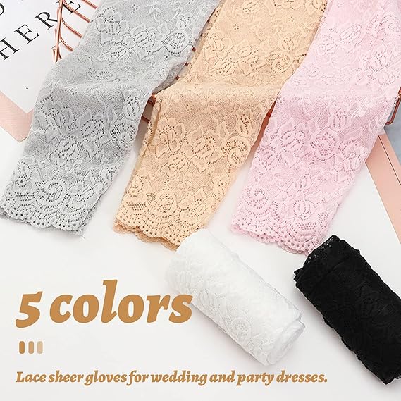 New 1Pair Sexy Lace Hollow-Out - Outdoor Sport Gloves incelemesi ve fiyatı