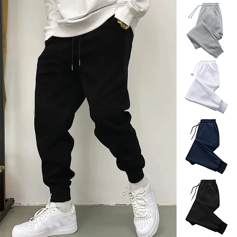 Solid Color Mens Sweatpants Ho - Outdoor Sport Hiking Pants incelemesi ve fiyatı