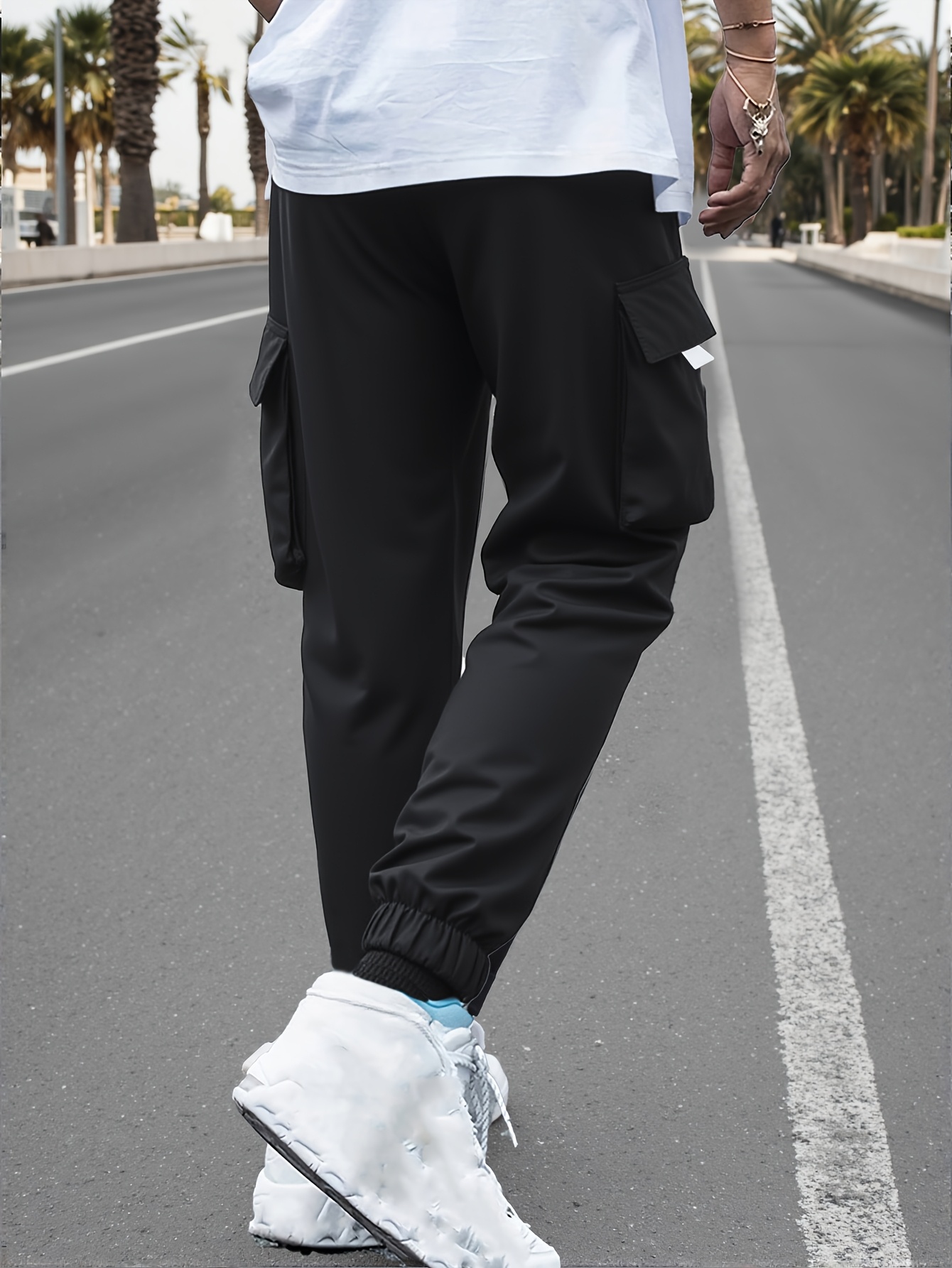 plus Size Men's Slim Fit Solid - Outdoor Sport Hiking Pants incelemesi ve fiyatı