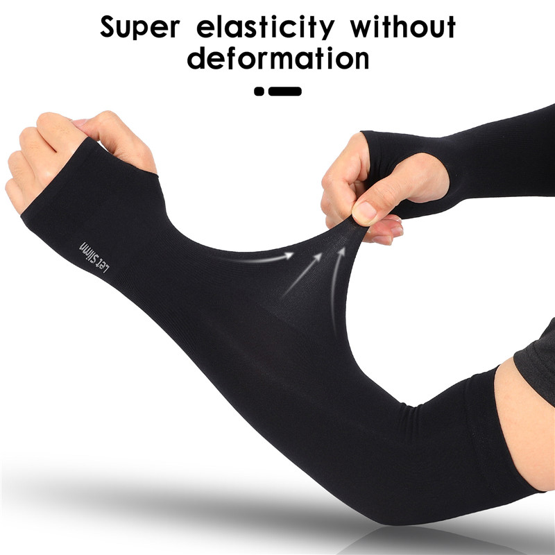 1 Pair Cycling Arm Sleeves Sun - Outdoor Sport Gloves incelemesi ve fiyatı