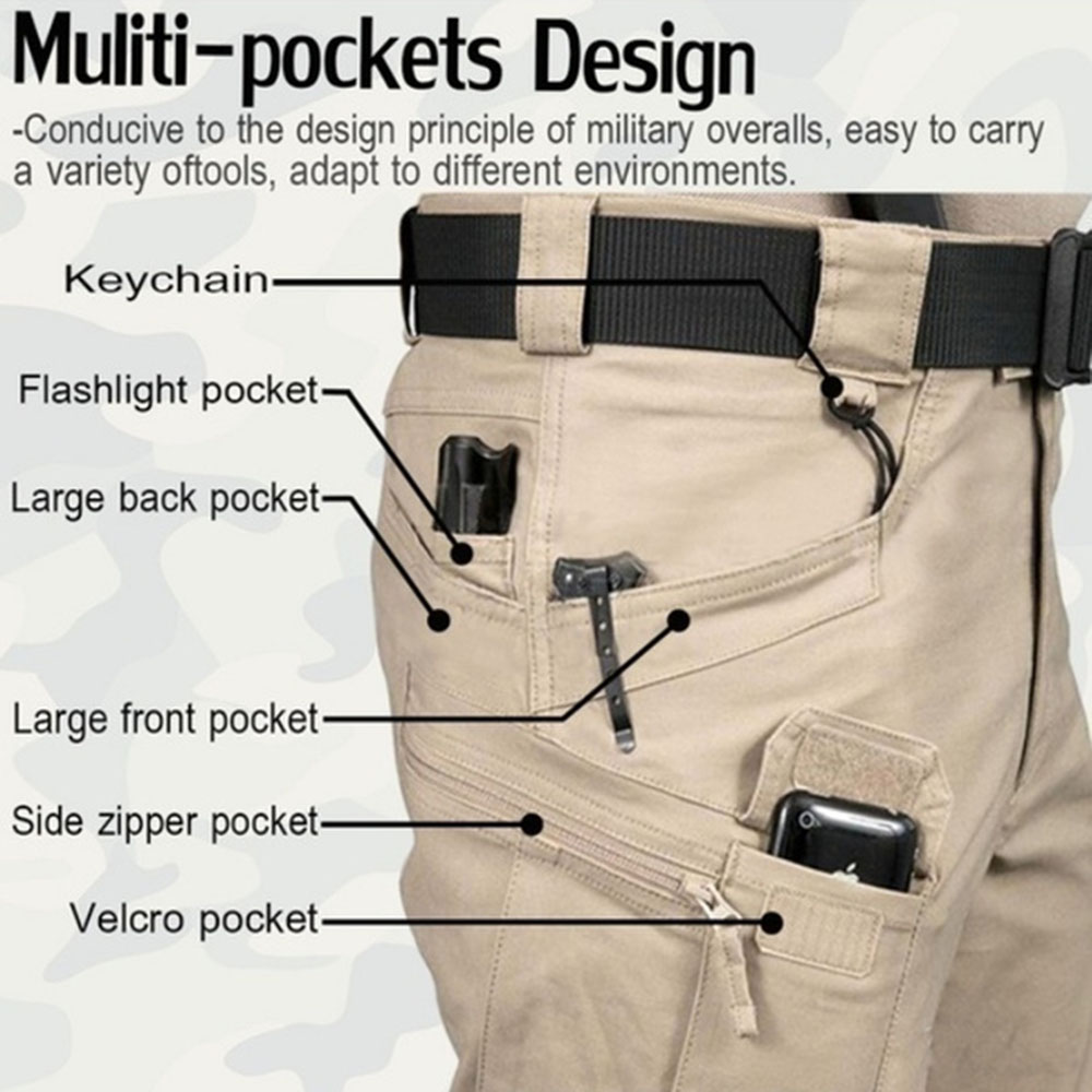 Men's Tactical Cargo Pants 6XL - Outdoor Sport Hiking Pants incelemesi ve fiyatı